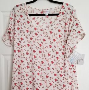XL Lularoe Classic Tee, floral NWT